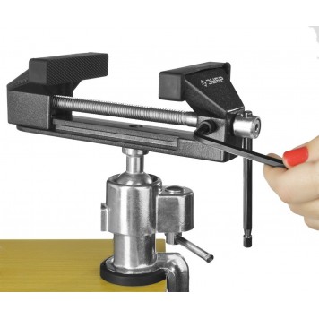 32487-75 | 75 мм, тиски шарнирно-поворотные, ЗУБР МАСТЕР-10