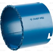 Коронка c карбид-вольфрамовой крошкой, высота 55мм, 83мм, ЗУБР 33350-83