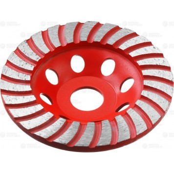 33375-115 | Чашка алмазная шлифовальная по бетону сегментированная, 115мм, ЗУБР МАСТЕР-0