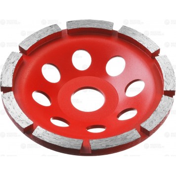 33377-115 | Чашка алмазная шлифовальная по бетону сегментная однорядная, 115мм, ЗУБР МАСТЕР-0