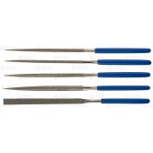 Набор Надфили с алмазным напылением в пакете PVC, P 140, 140х75мм, 5 предметов, ЗУБР 33386-140-H5