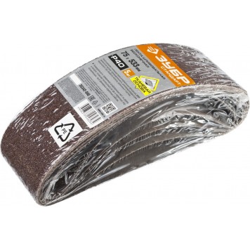 35342-040 | 75х533 мм, P40, лента шлифовальная, для ЛШМ, 5 шт., ЗУБР СТАНДАРТ-2