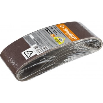 35342-120 | 75х533 мм, P120, лента шлифовальная, для ЛШМ, 5 шт., ЗУБР СТАНДАРТ-2