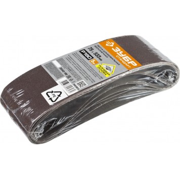 35342-180 | 75х533 мм, P180, лента шлифовальная, для ЛШМ, 5 шт., ЗУБР СТАНДАРТ-2