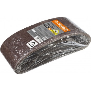 35343-040 | лента шлифовальная, для ЛШМ, 100 х 610 мм, P40, 5 шт., ЗУБР СТАНДАРТ-2