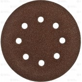 Круг шлифовальный из абразивной бумаги, на велкро основе, 6 отв., Р60, 150мм, 5шт, ЗУБР 35350-150-060
