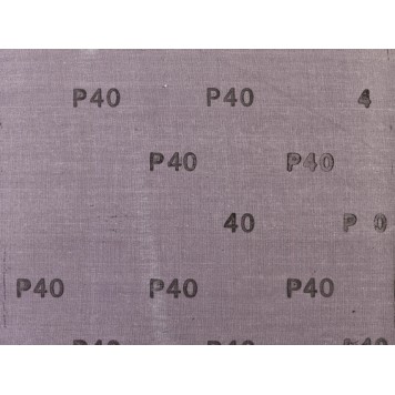 35415-040 | Лист шлифовальный на тканевой основе, водостойкий 230х280мм, Р40, 5шт, ЗУБР СТАНДАРТ-1