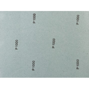 35417-1000 | Лист шлифовальный на бумажной основе, водостойкий 230х280мм, Р1000, 5шт, ЗУБР СТАНДАРТ-1