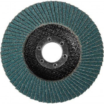 36595-115-40 | Круг лепестковый торцевой циркониевый, 115х22,2мм, тип КЛТ 1 P40, ЗУБР ЭКСПЕРТ-1