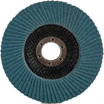 36596-125-60 | Круг лепестковый торцевой циркониевый, 125х22,2мм, тип КЛТ 1 P60, ЗУБР ПРОФЕССИОНАЛ-1