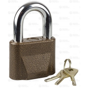 3720-1 | Замок навесной, общего применения, дисковый механизм секрета, ключ 7 "пинов", дужка d-14мм, 70мм, ЗУБР МАСТЕР-0