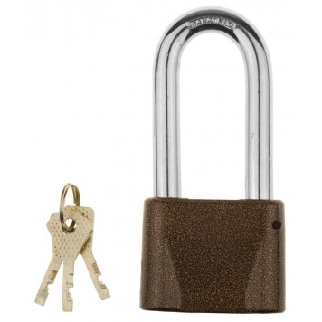 3720-1-01 | Замок навесной, общего применения, дисковый механизм секрета,ключ 7"пинов",удлинен. дужка d-14мм,70мм, ЗУБР МАСТЕР-1