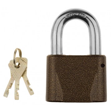 3720-1 | Замок навесной, общего применения, дисковый механизм секрета, ключ 7 "пинов", дужка d-14мм, 70мм, ЗУБР МАСТЕР-1