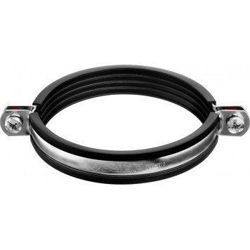 37850-107-116 | Хомут трубный с гайкой, 4", 5шт, оцинкованный, ЗУБР МАСТЕР-1