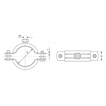 37850-20-24 | Хомут трубный с гайкой, 1/2", 10шт, оцинкованный, ЗУБР МАСТЕР-2