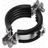 Хомут трубный с гайкой, 1 1/4", 8шт, оцинкованный, ЗУБР 37850-40-45