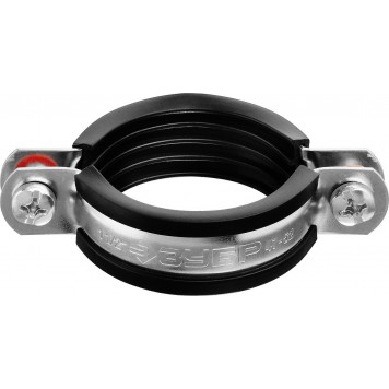 37850-47-52 | Хомут трубный с гайкой, 1 1/2", 8шт, оцинкованный, ЗУБР МАСТЕР-1