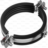 Хомут трубный с гайкой, 2 1/2", 6шт, оцинкованный, ЗУБР 37850-75-80