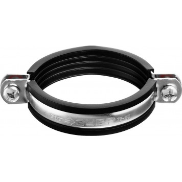 37850-75-80 | Хомут трубный с гайкой, 2 1/2", 6шт, оцинкованный, ЗУБР МАСТЕР-1