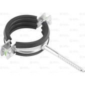 Хомут трубный оцинкованный, 1 1/2", 1шт, оцинкованный, ЗУБР 37854-48-53-1