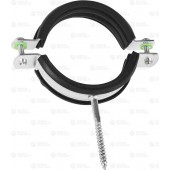Хомут трубный оцинкованный, 2 1/2", 1шт, оцинкованный, ЗУБР 37854-73-82-1