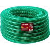 Шланг напорно-всасывающий со спиралью ПВХ, 3 атм, 38мм х 30м, ЗУБР 40325-38-30