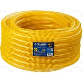 Шланг напорно-всасывающий со спиралью ПВХ, 10 атм, 32мм х 30м, ЗУБР 40327-32-30