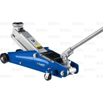 43052-3 | Домкрат гидравлический подкатной, 3т, 130-410мм, ЗУБР ПРОФЕССИОНАЛ-0