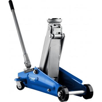 43052-3 | Домкрат гидравлический подкатной, 3т, 130-410мм, ЗУБР ПРОФЕССИОНАЛ-3