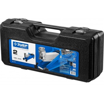 43053-2-K | Домкрат гидравлический подкатной, 2т, 135-330мм, в кейсе, T30, ЗУБР ПРОФЕССИОНАЛ-11