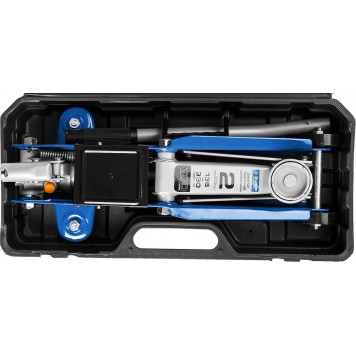 43053-2-K | Домкрат гидравлический подкатной, 2т, 135-330мм, в кейсе, T30, ЗУБР ПРОФЕССИОНАЛ-7