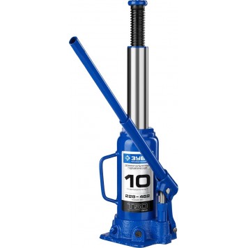 43060-10 | Домкрат гидравлический бутылочный, 10т, 230-460мм, ЗУБР ПРОФЕССИОНАЛ-1