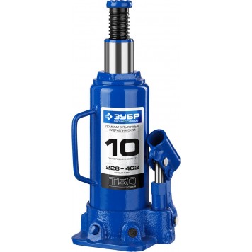 43060-10 | Домкрат гидравлический бутылочный, 10т, 230-460мм, ЗУБР ПРОФЕССИОНАЛ-2