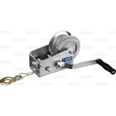 Лебедка ручная барабанная тяговая, тросовая, 0.9 т, 10 м, ЗУБР 43113-0.9