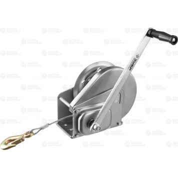 43117-0.9 | Лебедка ручная барабанная подъемная, тросовая, 0,9т, 8м, ЗУБР ПРОФЕССИОНАЛ-0