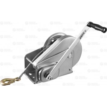 43117-1.3 | Лебедка ручная барабанная подъемная, тросовая, 1.3т, 8м, ЗУБР ПРОФЕССИОНАЛ-0