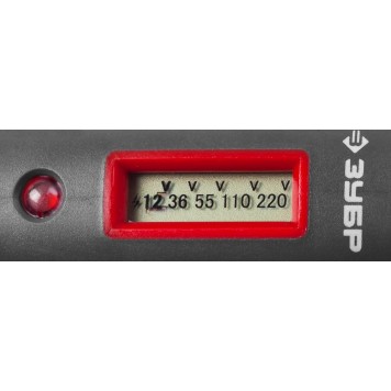 45240 | Тестер напряжения цифровой со световым индикатором, 12-220В, 140мм, ЗУБР МАСТЕР-3