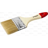 Кисть плоская, натуральная щетина, деревянная ручка, 75мм, ЗУБР 4-01003-075