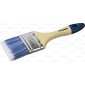Кисть плоская, искусственная щетина, деревянная ручка, 63мм, ЗУБР 4-01007-063