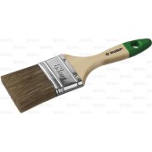 Кисть плоская, смешанная щетина, деревянная ручка, 63мм, ЗУБР 4-01009-063