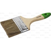 Кисть плоская, смешанная щетина, деревянная ручка, 100мм, ЗУБР 4-01009-100