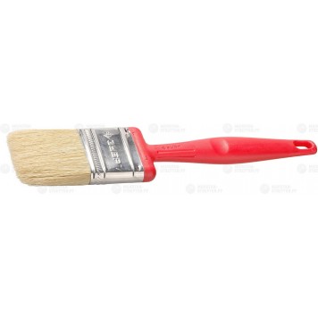 4-01050-050 | Кисть плоская с быстросъемной головой, натуральная щетина, пластмассовая ручка, 50мм, ЗУБР ЭКСПЕРТ-0