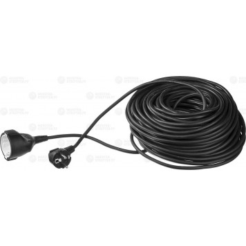 55013-30 | Удлинитель электрический, 30 м, 2200 Вт, 1 гнездо, ПВС 3x1 мм2, ЗУБР МАСТЕР-0