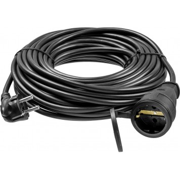 55020-20 | Удлинитель-шнур, 20 м, 3500 Вт, 1 гнездо, IP44, ПВС 3х1,5 мм2, ЗУБР ПРОФЕССИОНАЛ-1