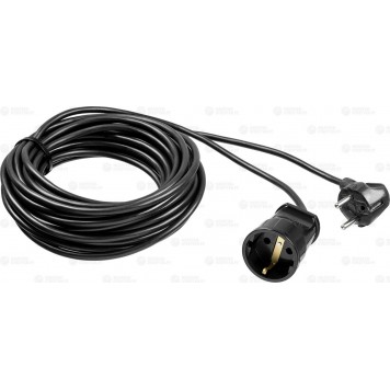 55022-10 | Удлинитель-шнур, 10 м, 2500 Вт, 1 гнездо, ПВС 3х0,75 мм2, ЗУБР МАСТЕР-0