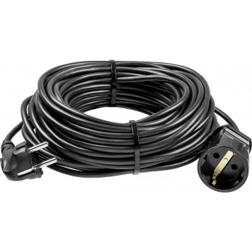 55022-10 | Удлинитель-шнур, 10 м, 2500 Вт, 1 гнездо, ПВС 3х0,75 мм2, ЗУБР МАСТЕР-1