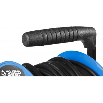 55082-20 | Удлинитель на катушке, ПВС 3x1 кв мм, 4 гнезда, макс мощн 2200 Вт, 20м, ЗУБР ПРОФЕССИОНАЛ-2