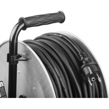 55085-20 | Удлинитель на катушке, 20 м, 3500 Вт, 4 гнезда, IP44, КГ 3x1,5 мм2, ЗУБР ПРОФЕССИОНАЛ-4