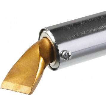 55303-200 | Паяльник, с выключателем, деревянной рукояткой и долговечным жалом, 200Вт, клин, ЗУБР МАСТЕР-2