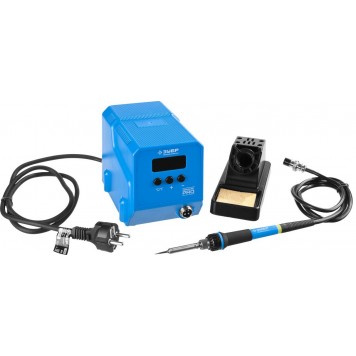 55336 | Паяльная станция низкотемпературная цифровая с ЖК дисплеем, керамический нагреватель, диапазон 50-480°C, 60Вт, ЗУБР ПРОФЕССИОНАЛ-7